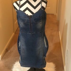In My Feelings Denim Dress